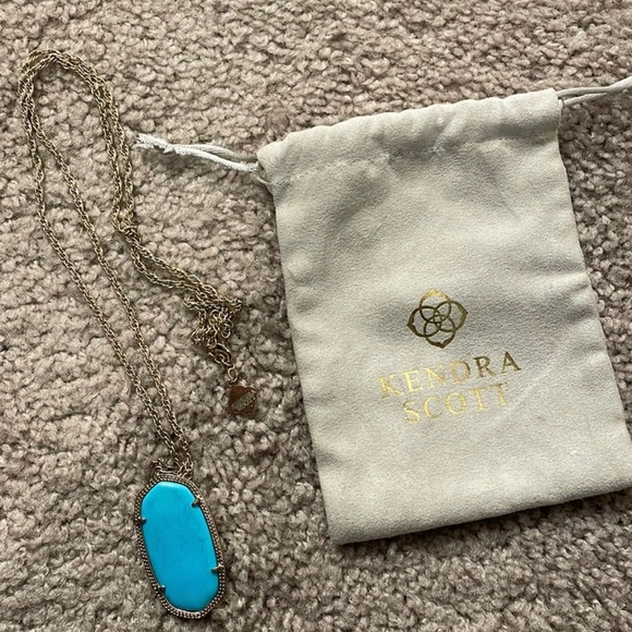 Kendra Scott Turquoise Statement Necklace - Picture 2 of 6